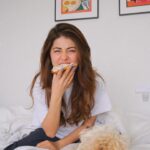 Aditi Bhatia Instagram - very caught up this weekend 🥱🐶☺️