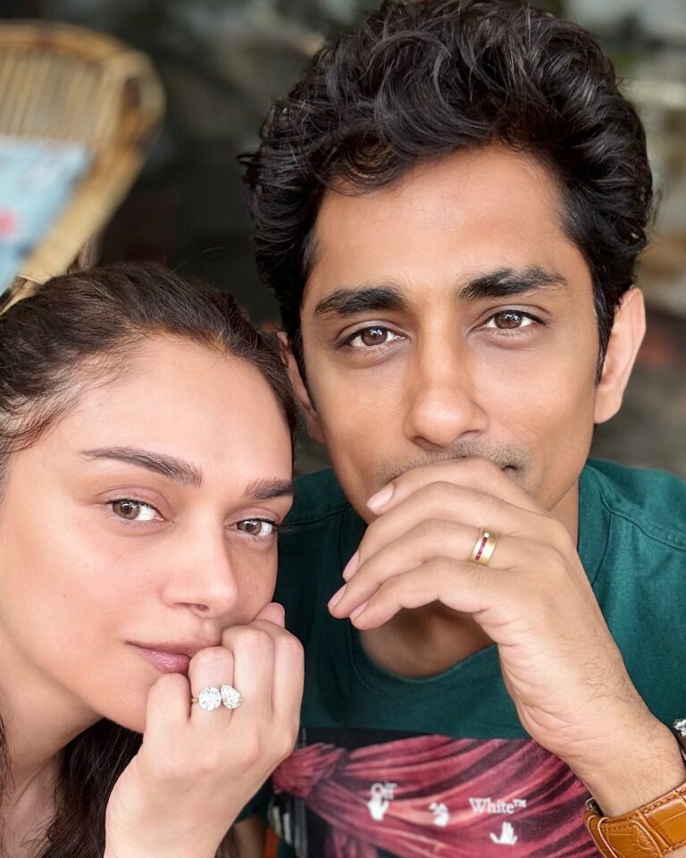 Aditi Rao Hydari Instagram - He said yes! ❤️ E. N. G. A. G. E. D. 💫