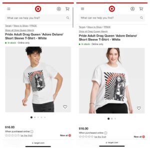 Adore Delano Instagram - ⚠️LOOK MOM I’M IN TARGET⚠️
If you’re feeling extra weird this #PRIDE season make sure to hit up the official @target website to order your Adore Delano T-Shirt now OR you can skip down to your local Target next week & pick you up one of these bad boys in person! 🎯 #PARTY