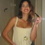 Adria Arjona Instagram - @armanibeauty 💛