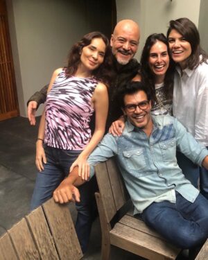 Adriana Louvier Instagram - Festejando la vida 🤍
@la_serradilla @rubelia @andrespalaciosd1 @adriano_numa
