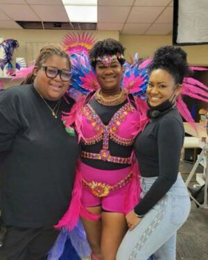 Adrienne C. Moore Instagram - #BTS to episode 3 of @prettyhardcases directed by the amazingly talented @directedbykells and written by the just as equally talented @carsasm. I had such a fun time with this episode because I got to film my first #caribana experience and then attend a real one that same year. #fortheculture
Thank you @torontorevellers for letting me participate in your mas camp. I had an incredible time. My legs never hurt so much afterwards. But it was the good hurt.
And to all my @northwesternu college friends that ditched me back in the day to go #Toronto for #caribana, I finally got my chance. You know who you are!! (@lmoney21 @stewartstarlit @lexeeberry etc...)

I had so much fun that I lost my phone (shame to the person that took it and didn't return it 👅)

Hope you're loving the new season!