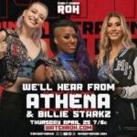 Adrienne Reese Instagram - .@ringofhonor Tonight we have to address some issues!!! M.I.T will be in full swing!!! With Love and Anger Athena #ForeverROHChamp #MinionOverlord WatchROH.com