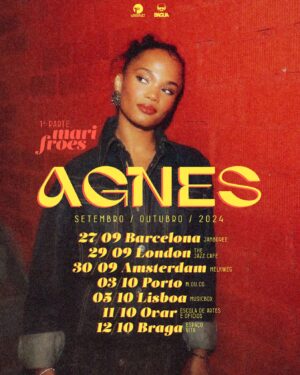 Agnes Nunes Instagram - @agnesnunes e @froesmari de volta à Europa, já este ano! 😍 Barcelona, Londres, Amesterdão, Porto, Lisboa, Ovar e Braga… preparados? 

Bilhetes no link da bio!