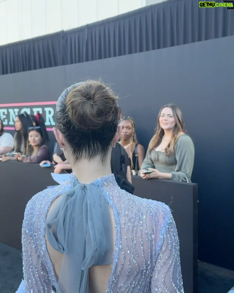 Agustina Palma Instagram - Un poquito de lo que fue la fantasía de noche de ayer! Un sueño cumplido! Conocía a Zendaya, le dije que venimos de Argentina 🇦🇷 , bien lejos de aquí! Pero llegamos! 💥🤯 Yesterday at the @challengersmovie premiere, I met @zendaya in person—an absolute dream come true! I'm in shock with this week! My dream dress, designed exclusively for this Special moment by @michaelcostello 🔥 @valytyplace @alipromesas ♠️@erica.spector (Les dejé todo un vídeoblog en TikTok 😘)