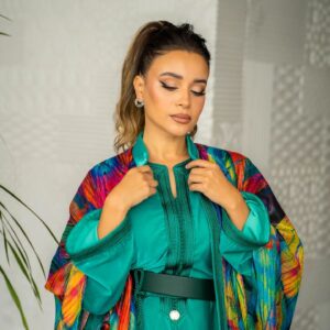 Ahlam Zaimi Instagram - Obsessed with this collection 🤩🎉
By @kounouz.officiel 
.
Photo credit: @kreativeaub 
Mua : @hasnaafriki 
D.a : @simoelalaouii
