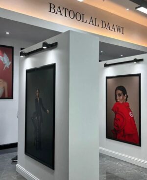 Ahmed Al Fishawy Instagram - From @batoolaldaawi exhibition at BLVD studios Riyadh @riyadhseason 
Proudly of you , your big talent deserves this 👏❤️
#fishawy