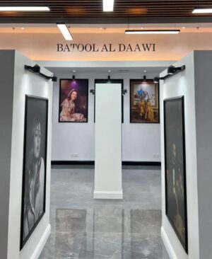Ahmed Al Fishawy Instagram - From @batoolaldaawi exhibition at BLVD studios Riyadh @riyadhseason 
Proudly of you , your big talent deserves this 👏❤️
#fishawy