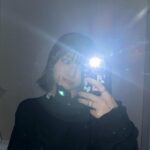 Ai Yoshikawa Instagram - ☺︎ 髪色青くする前の私🩶
