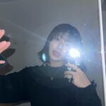 Ai Yoshikawa Instagram - ☺︎ 髪色青くする前の私🩶