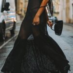 Aisha Dee Instagram - Even the rain couldn’t stop these fits. Wearing @cosstores_au Atelier in Rome #COSAustralia