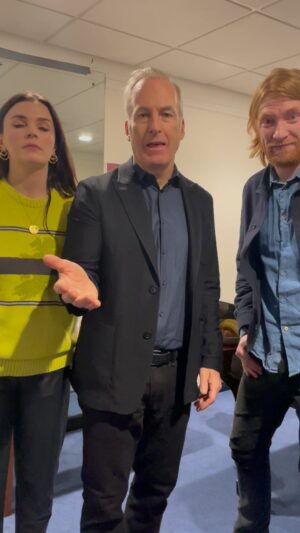Aisling Bea Instagram - Bob’s our uncle. 👩🏻👨🏻🧑🏻‍🦰@therealbobodenkirk is PASSIONATE about Americans watching #AliceAndJack this March 17th on @masterpiecepbs