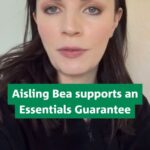Aisling Bea Instagram - Universal Credit is just £85 a week for a single adult. It doesn’t cover the cost of the essentials we all need, like food and a warm home. Comedian and actress @weemissbea shares why she’s supporting our campaign to guarantee our essentials – and why you should too. 💚 Follow the link in our bio to sign the petition in just a couple of clicks. 🔎