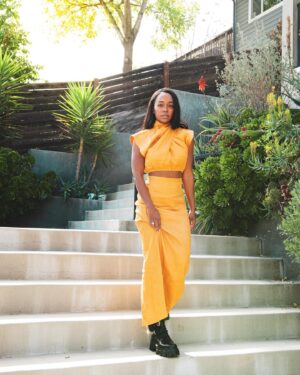 Aja Naomi King Instagram - Inspired by one of my favorite movies- it rhymes with Mlack Manther 🤣