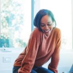 Aja Naomi King Instagram - Doesn’t everyone sit on their kitchen countertops posing waiting for food to magically appear…that’s how cooking works, right?! 🫠