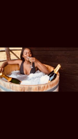 Aja Naomi King Instagram - Just Chillin’ on my BIRTHDAY 🍾🥳🫠🤣♥️!!!