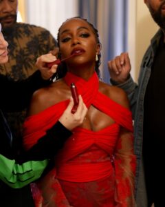 Aja Naomi King Instagram - Loved getting all glammed up to celebrate our 2023 @lorealparis Women of Worth Honorees❤️