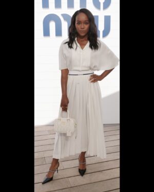 Aja Naomi King Instagram - I love it here 💕
@miumiu 

#cannesfilmfestival