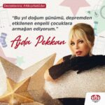 Ajda Pekkan Instagram - Bu sene 12 Şubat’ta doğum günüm vesilesiyle gelen tebrik mesajlarınız, telefonlarınız beni cok mutlu etti, sağlık ve huzurla nice güzel günlerde bir arada olmayı dilerken , bugün depremzede engelli çocuklarımıza hep birlikte destek olmamıza vesile olsun 🙏🏻🧿 Doğum günümde tutacağım tüm dilekler çocuklarımızın hayallerine dokunsun, sizler de bu hayallere ortak olun! Cerebral Palsy’li depremzede engelli çocuklarımızın ve ailelerinin önündeki engelleri iyiliği paylaşarak kaldıralım. Detaylı bilgi için @cerebralpalsytr sayfasını ziyaret edebilirsiniz. Bağış kampanya linkine profilimden ulaşabilirsiniz.   Link: https://is.gd/ZSU5h2 @sedefayguen @cerebralpalsytr @sahyayci