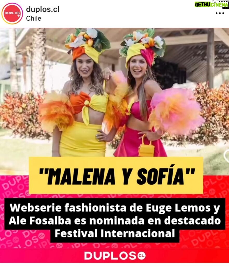 Alejandra Fosalba Instagram - ¡No podemos más de emoción! 🫶 Ya vamos rumbo a Miami para el @MiamiWebFest 🛫¡Gracias por nominar a nuestra amada serie fashionista #MalenaySofia en este importante festival de series web🤗 Gracias a la prensa por mostrar nuestro trabajo ¡Ya nos sentimos ganadoras con esta hermosa nominación! 🌷 Deseennos mucha suerte en esta nueva aventura🛫 ¡Los amamos!🩷