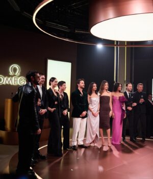 Alessandra Ambrosio Instagram - Loved seeing all the new additions to the #speedmaster collection and celebrating this beautiful launch, @omega 🤎✨