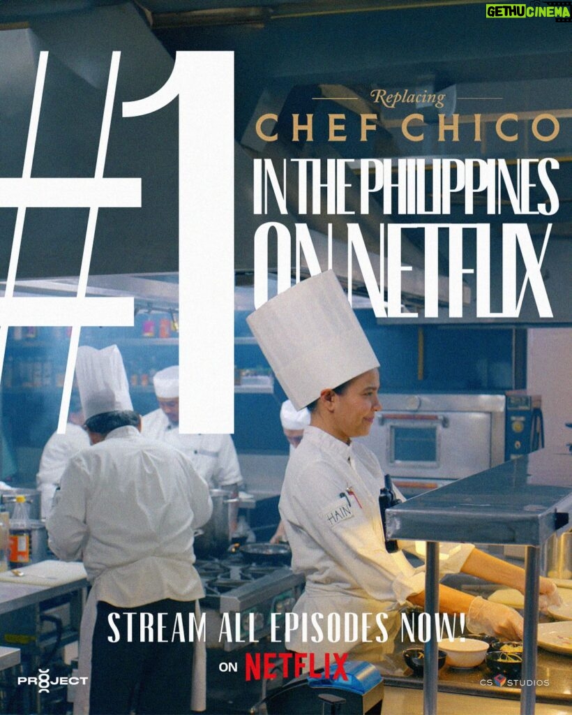 Alessandra de Rossi Instagram - THANK YOU FOR LETTING US COOK! 🔥🔥🔥🔥 REPLACING CHEF CHICO is NUMBER 1 in the Philippines on Netflix! 🫶🫶 Don't miss your chance for this once in a lifetime dining experience! No reservations needed 😉😉