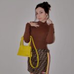 Alessia Tresoldi Instagram - I think I like yellow & brown now 💛🤎 OOTD #jacquemus #fendi #yellow #brown #ootd #paris #loveparis #Italy #tresoldi #Bergamo #fendiskirt #jacquemusbag #LeChiquito #jacquemusLeChiquito