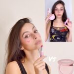 Alessia Tresoldi Instagram - Challenge to make my makeup completely transfer proof I’ve seen some videos and I definitely have to try it 🫣 @sheglam_official best hack ever. will you try this hack? #makeupchallenge _Adv_ #pinkpowder #SHEGLAM #instareadyglam #transferproof #smudgeproofmakeup #settingpowder #Bergamo #tresoldi Search “SHEGLAM” on website/APP or Product ID:19671194