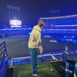 Alex Lange Instagram - quick little dodgers stadium run with some of my favorite people