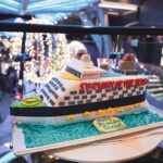 Alexa PenaVega Instagram - This cake deserves its own post! Thanks to all who made Ocean’s birthday so special !!! Best part is that we shared this cake with so many people walking by!! We vlogged the whole thing! Make sure your subscribed on YouTube! #lavidapenavega #happybirthdayocean @royalcaribbean l