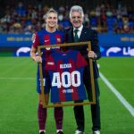 Alexia Putellas Instagram – Homenatge als 4️⃣0️⃣0️⃣ partits d’Alexia com a blaugrana! 

Felicitats i que en siguin molts més 🙌