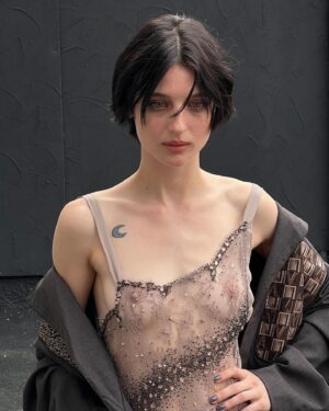 Alice Pagani Instagram - @antoniomarrasofficial in my 🫀

make up by @nikipinna 
hair by @mattia.bonacina