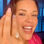 Alicia Machado Instagram – Diamonds are the girl’s best friend! 
Nothing can make a Lady fall in love more than a Diamond! Thank you so much 😊 for this amazing present 🎁 @sellerofjewels 
El mejor amigo de una mujer un hermoso Diamante 💎 
#jewelry #diamonds #gifts #california #presents #love #couplegoals #engagement #engagementrings #shoppingonline 💎🎁💎💍💎💍💝💐🎁