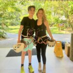 Alicia Silverstone Instagram - My zip lining partner! 👫☺️ @pacuarelodgecostarica @protravel.international @landed.travel
