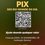 Alinne Rosa Instagram - Meus alinnistas, meu vale, hoje venho pedir ajuda para a população do Rio Grande do Sul. Mais de 80 mil pessoas estão fora de casa, e 72 pessoas morreram… a @cufabrasil está mobilizada, o @governors divulgou um pix para doações… Se você puder doar, doe. Qualquer quantia vai ajudar. Se você puder divulgar, divulgue ao próximo, para que essa corrente aumente. #riograndedosul #sos