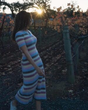 Alisha Wainwright Instagram - Mandatory vineyard frolic @fsnapavalley