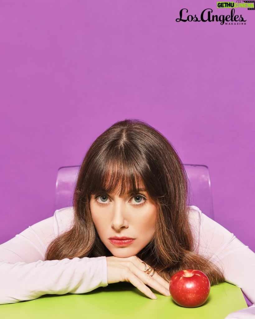 Alison Brie Instagram - Apples apples everywhere… What a treat to be included in the LOS ANGELES MAGAZINE @lamag March “LA Women” issue! #applesneverfall drops March 14th on @peacock Photographed by Irvin Rivera @graphicsmetropolis Creative Direction by Ada Guerin @guerin_ad Styled by Erin Walsh @erinwalshstyle Hair by Clariss Rubenstein @clarissanya Makeup by Molly Greenwald @mollygreenwald