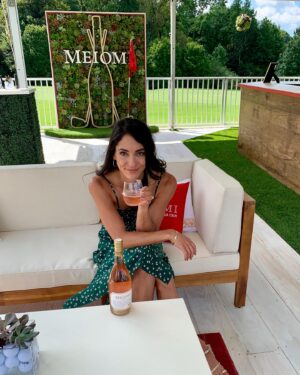Allison Stokke Instagram - Rosé to start the day at the TOUR Championship in ATL at the @MeiomiWines Lounge 🥂 #meiomipartner #mymeiomi for 21 