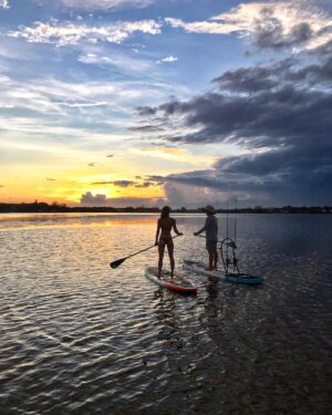Allison Stokke Instagram - The sunrise paddle never gets old 🐬