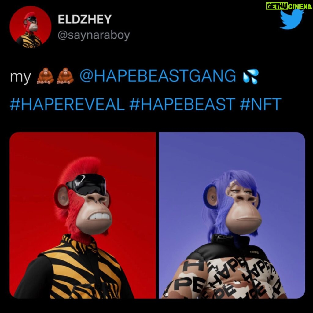 Allj Instagram - My HAPES 🦧🦧 Thnx @hapebeastgang #hape #hapeprime #nft