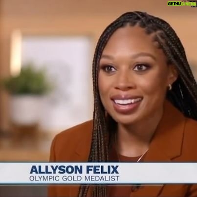 Allyson Felix Instagram - I joined @meetthepress to have an important conversation with @kristen.welker about the black maternal health crisis. This issue demands our collective efforts to be part of the solution.