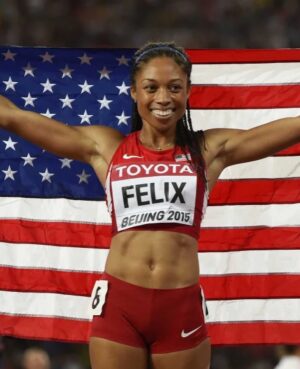 Allyson Felix Instagram - If I could describe it all in one photo.
•
Swipe to see the journey that brought me here. 👉🏾👉🏾👉🏾
•
Here’s what I can tell you about that journey. There have been more tears than celebrations, more doubt than confidence, more prayer than trash talking. What I’ve learned is that you have to keep going. Just don’t quit. When you get knocked down, get back up. Ask for help because you’ll never do it alone. Take small steps toward your passion and you’ll end up in your purpose.
•
Be brave with your life because you’ll have an impact on people that you never thought was possible. Nothing but love 💙💙