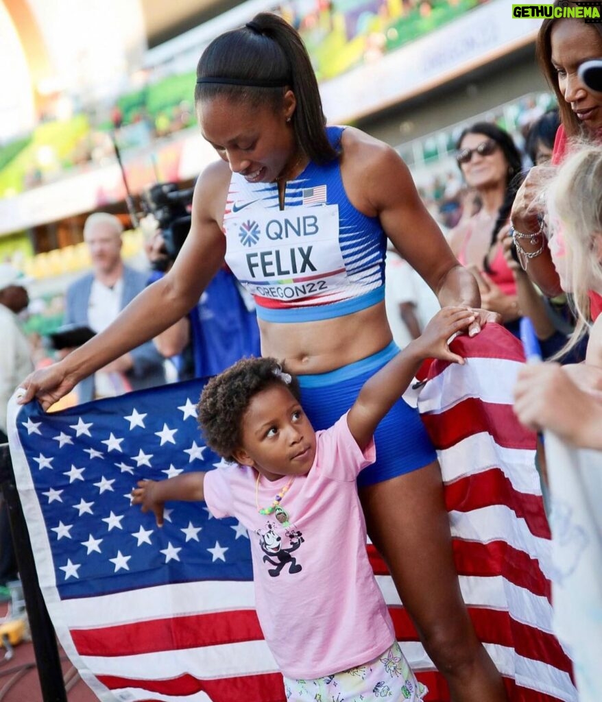 Allyson Felix Instagram - Don’t be sad it’s over, be happy it happened💛