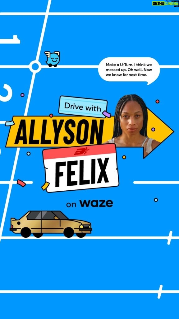 Allyson Felix Instagram - Allyson Felix—the most decorated track and field athlete in U.S. history—is not the world’s best parallel parker. See how she does in our parallel parking challenge and be sure to drive with her voice by activating the experience at the link in bio!