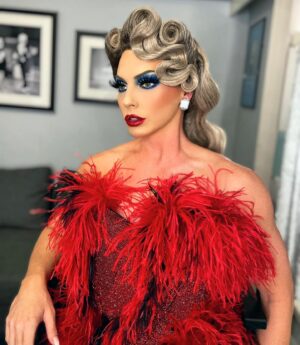 Alyssa Edwards Instagram - Alright, Mr. Demille, I'm ready for my close-up.... 🎥 
Lashed & Dolled @alyssamemoirs_ 
MUA @dillondeltoro 
Hair @bobbiepinzdotcom 
Dress @cazias 
#DancingQueen #alyssamemoirs #Drag #Queen
