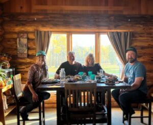 Amber Marshall Instagram - I’m thankful for so many things. 🍁 

This past weekend was Thanksgiving for us in Canada and I was very happy to have my dad and step-mom join us. I don’t get to see them very often, but when I do, we always make the most of it. 

I’m thankful for the time I have with those I hold close to my heart, and for beautiful autumn rides in the place I call home. I’m thankful for a good meal, a place to hang my hat and an incredible man to share that space with, and maybe a chai lattes in front of a warm fire with dogs asleep at our feet. 

My heart is with anyone who is affected by war and the horrific acts around the world. Keep those who mean the most to you close, and love them with all your heart. In a world where there is so much fear, misunderstanding and hate, choose kindness. ❤️