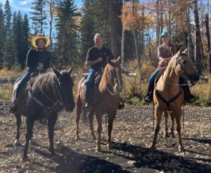 Amber Marshall Instagram - I’m thankful for so many things. 🍁 

This past weekend was Thanksgiving for us in Canada and I was very happy to have my dad and step-mom join us. I don’t get to see them very often, but when I do, we always make the most of it. 

I’m thankful for the time I have with those I hold close to my heart, and for beautiful autumn rides in the place I call home. I’m thankful for a good meal, a place to hang my hat and an incredible man to share that space with, and maybe a chai lattes in front of a warm fire with dogs asleep at our feet. 

My heart is with anyone who is affected by war and the horrific acts around the world. Keep those who mean the most to you close, and love them with all your heart. In a world where there is so much fear, misunderstanding and hate, choose kindness. ❤️