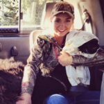 Amber Marshall Instagram - #MarshallSundayStory: Last week I told you the story of how my cat Turner came to live with me. This week, (after many requests) we will learn more about #BettyTheAlpaca who lived with us for a decade before she crossed the rainbow bridge. It was the summer of 2013 and I was at a ranch with my friend @KatieConnolley looking at some horses that were for sale. There was a lone alpaca there, so asked what her story was. The owner said he didn’t know how old she was, or much about her, as she had been left behind from a previous herd. He then said, “If you want her she’s yours.” I had no experience with llamas or alpacas but something about her just made me want to bring her home. She was not tame, and we had to wrangle her into a small pen, then rope and tackle her. I put an old t-shirt over her face to keep her calm, then we lifted her into the backseat of my truck - we hadn’t brought a trailer, so I sat holding her while my friend Katie drove us home (see last photo that was taken when we arrived home). I decided to turn her out with my cows so she wasn’t alone, and instantly she loped over to the young calves and started grooming them. She became Nanny Betty from then on. She took her job so seriously she would never let the calves out of her sight. My moma cows began trusting Betty, and would leave their calves with her for hours while they went out further to graze. Over the years Betty really warmed up to me. She even learned how to be haltered and walk nicely while being led. I miss Betty, as do my cows, and I’m not sure I will ever find another alpaca like her. ❤️ 🦙 Story too long for this post, I have continued in the comments. See more of Betty on Instagram here: #BettyTheAlpaca