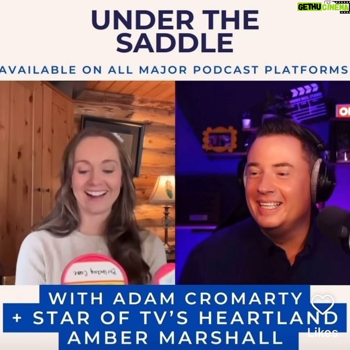 Amber Marshall Instagram - Thanks @AdamCromarty for a fun interview! Check out Under The Saddle Podcast on YouTube and all major Podcast platforms to listen. 😄 #UnderTheSaddlePodcast