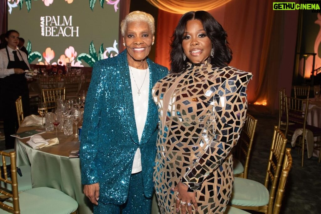 Amber Riley Instagram - Yes. This gets its own post. I sang for the legendary @therealdionnew 😭 what an honor. She said “every single note 👌🏾” LIFE MADE! Thank you so much @amfar for making this happen! Photographer: @ryanemberley 🤍